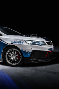 Geely Emgrand GL Race Car 2018 Front (800x1280) Resolution Wallpaper