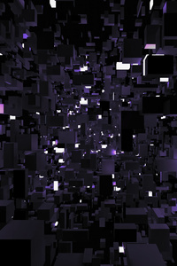 Geometric Flux Vibrant 3d Dynamic Shape (2160x3840) Resolution Wallpaper