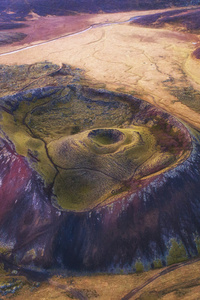 Geothermal Wonder Iceland Vivid Crater Lake (2160x3840) Resolution Wallpaper