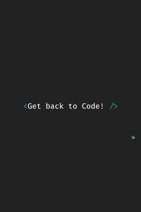 Get Back To Code