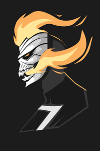 Ghost Rider 4k Minimalism