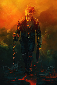 Ghost Rider Flame Hero 5k