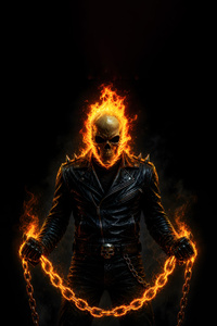Ghost Rider The Flame That Never Dies (1280x2120) Resolution Wallpaper