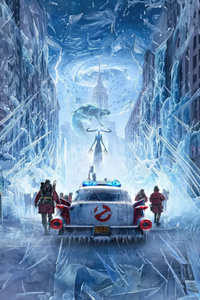Ghostbusters Frozen Empire (640x1136) Resolution Wallpaper