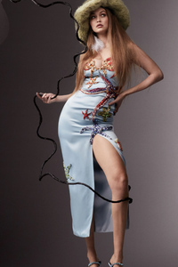 Gigi Hadid Vogue 2023 (1440x2560) Resolution Wallpaper