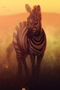 Giraffe Art (640x1136) Resolution Wallpaper