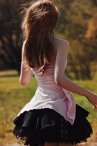 Girl In Nature (360x640) Resolution Wallpaper