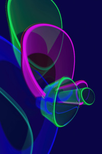 Glass Artistry Abstract Shapes And Signs (1440x2560) Resolution Wallpaper