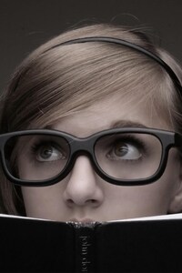 Glasses School Girl