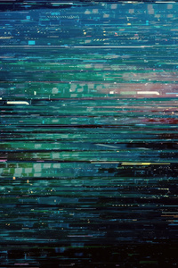 Glitchscape Abstract 4k (480x800) Resolution Wallpaper