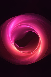 640x1136 Glowing Circle Pink Glow