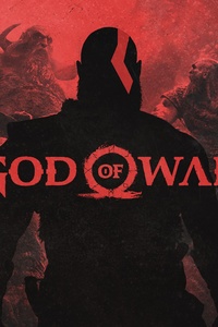 480x854 God Of War Kratos 4k
