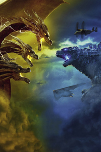 Godzilla King Of The Monsters 4k (640x1136) Resolution Wallpaper