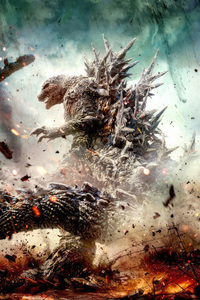 Godzilla Minus One (1080x1920) Resolution Wallpaper