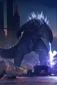 Godzilla Vs Kong City Apocalypse 4k (320x480) Resolution Wallpaper