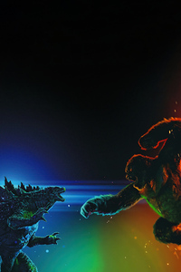 Godzilla Vs Kong Poster (1080x1920) Resolution Wallpaper