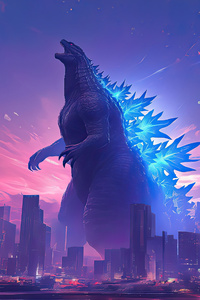 Godzilla X Kong The New Empire 2024 4k (1080x2160) Resolution Wallpaper