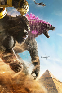 Godzilla X Kong The New Empire Chinese Poster (360x640) Resolution Wallpaper