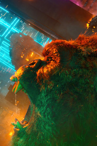 Godzilla X Kong The New Empire Movie 5k (2160x3840) Resolution Wallpaper
