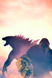 Godzilla X Kong The New Empire Official Poster (360x640) Resolution Wallpaper