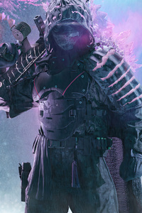 Godzilla X Kong The New Empire X Call Of Duty Modern Warfare Tracer Pack (640x1136) Resolution Wallpaper