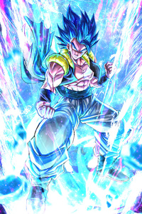 Gogeta Blue From The Movie Dragon Ball Super Broly (540x960) Resolution Wallpaper