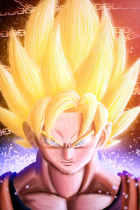 Goku 2020 Hair (360x640) Resolution Wallpaper