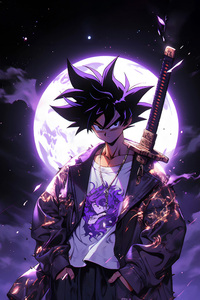 Goku Arrival In The Bleach Universe (360x640) Resolution Wallpaper