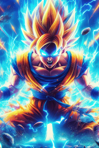 Goku Effortless (2160x3840) Resolution Wallpaper