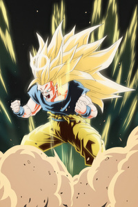 Goku Full Power (1280x2120) Resolution Wallpaper