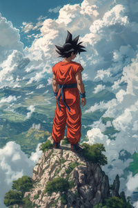 Goku Legacy Of The Saiyan (540x960) Resolution Wallpaper