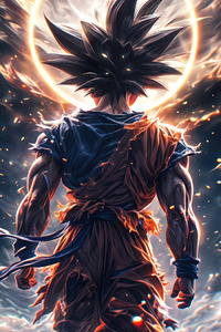 Goku Path To Power (2160x3840) Resolution Wallpaper