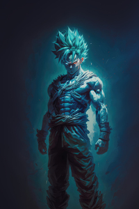Goku Super Saiyan Blue 5k (1080x2280) Resolution Wallpaper