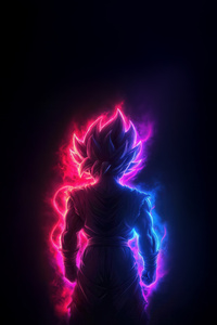 Goku Super Saiyan The Ultimate Warrior (240x320) Resolution Wallpaper