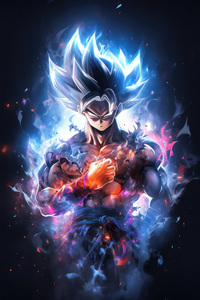 1440x2960 Goku Supreme Power