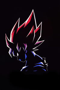 Goku The Last Pure Hearted Saiyan (1080x2160) Resolution Wallpaper