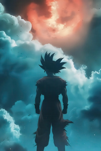 Goku The Saiyan Legend Unleashed (1080x2400) Resolution Wallpaper