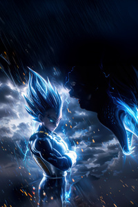 Goku X Shenron Legend Reborn (750x1334) Resolution Wallpaper