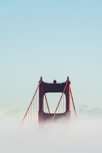 Golden Gate Bridge 4k (640x1136) Resolution Wallpaper