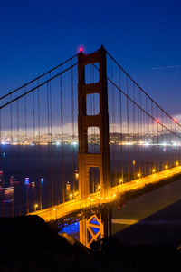 Golden Gate Nights World 5k (240x320) Resolution Wallpaper