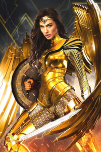 240x400 Golden Queen The Wonder Woman