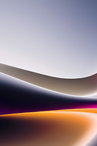 Golden Waves Flowing Abstract 8k (1080x2280) Resolution Wallpaper