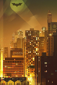 Gotham City Digital Art 4k