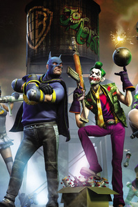 Gotham City Impostors 10k (240x400) Resolution Wallpaper