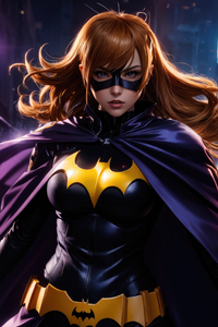 Gotham Guardian Batgirl 5k (640x1136) Resolution Wallpaper