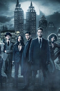 Gotham Season 4 Cast 5k (640x1136) Resolution Wallpaper