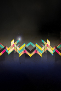 Grafitti Abstract Stars (1242x2668) Resolution Wallpaper
