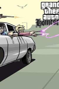 Grand Theft Auto Homestuck (240x400) Resolution Wallpaper