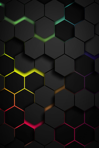 Grids Colors Polygon 5k