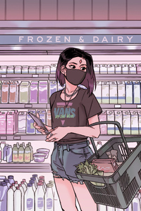 Grocery Shopping Day 5k (540x960) Resolution Wallpaper